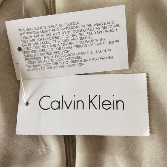 NWT CALVIN KLEIN PINK SILK RUFFLED TIERED SKIRT SIZE 12 - Picture 4 of 8